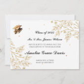 Aankondiging van Sophisticated Gold Afstuderen (Voorkant)