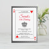 Aankondiging van speelkaarten (Staand voorkant)