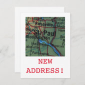 Aankondiging van St Paul New Address (Voorkant / Achterkant)