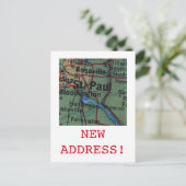 Aankondiging van St Paul New Address (Staand voorkant)