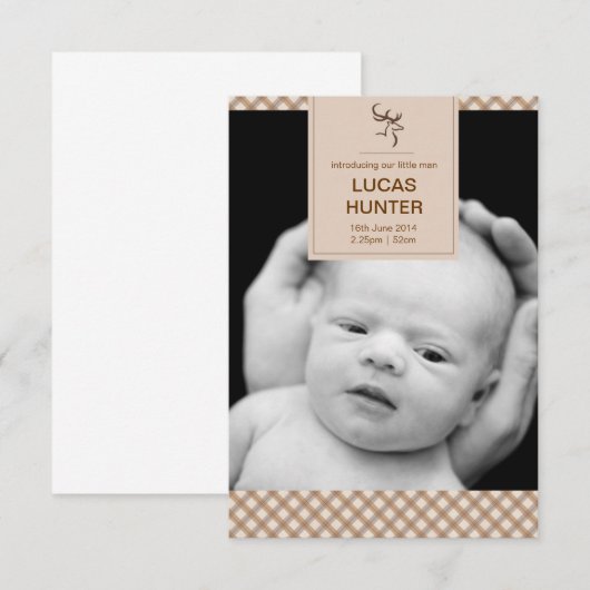 Aankondiging van Stag Birth (Voorkant / Achterkant)