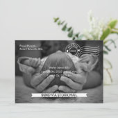 Aankondiging van Stork Mail Birth (Staand voorkant)