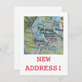 Aankondiging van Tacoma New Address (Voorkant / Achterkant)