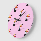Aankondiging van Toucan: Tropical Pink Paradise Grote Klok (Hoek)