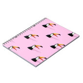 Aankondiging van Toucan: Tropical Pink Paradise Notitieboek (Linkerzijde)