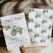 Aankondiging van tractor Birthday | Aanbesteding t