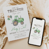 Aankondiging van tractor Birthday | Aanbesteding t