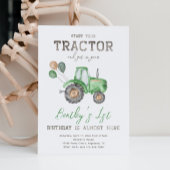 Aankondiging van tractor Birthday | Aanbesteding t