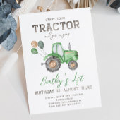 Aankondiging van tractor Birthday | Aanbesteding t
