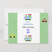 Aankondiging van treinen en autobussen (Voorkant)