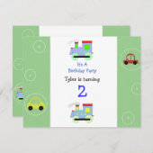 Aankondiging van treinen en autobussen (Voorkant / Achterkant)