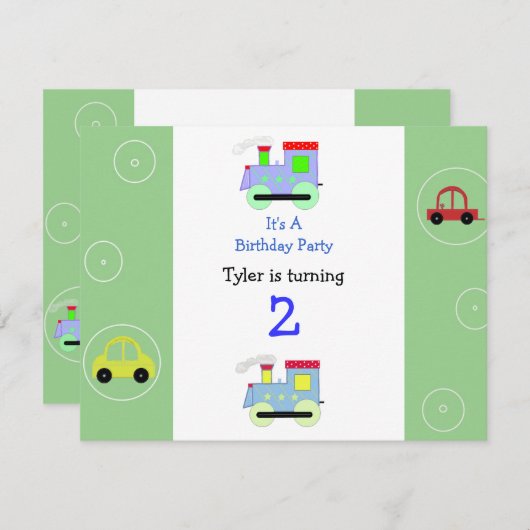 Aankondiging van treinen en autobussen (Voorkant / Achterkant)