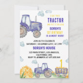 Aankondiging van trekkerij-Boerderij (Voorkant)