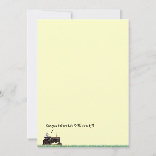 Aankondiging van trekkers: Internationale tractor (Achterkant)