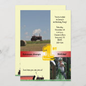 Aankondiging van trekkers: Internationale tractor (Voorkant / Achterkant)