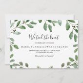 Aankondiging van Tropisch groene Eucalyptus Elopem (Voorkant)