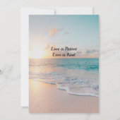 Aankondiging van trouwplannen voor Photo Ocean (Achterkant)