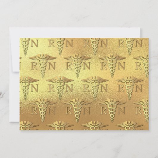 Aankondiging van ursing Gold Afstuderen (zwart) (Achterkant)