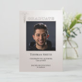 Aankondiging van uw foto Silver Caduceus Afstudere (Staand voorkant)