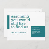 Aankondiging van verhuizing (Voorkant / Achterkant)