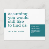 Aankondiging van verhuizing (Voorkant)