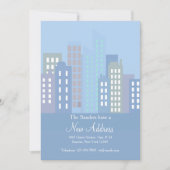 Aankondiging van verhuizing City Uitzicht (Voorkant)