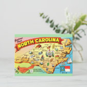 Aankondiging van verhuizing naar North Carolina (Staand voorkant)