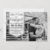 Aankondiging van Verloving Elegant (Voorkant)