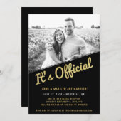 Aankondiging van Verloving en Ontvangst Uitnodigin (Voorkant / Achterkant)