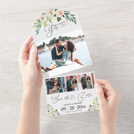 Aankondiging van verloving en save the date (Afscheurbaar)