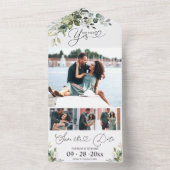 Aankondiging van verloving en sla de datum op (Binnen)