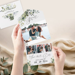 Aankondiging van verloving en sla de datum op