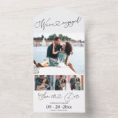 Aankondiging van verloving en sla de datum op (Binnen)