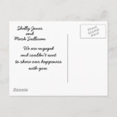 Aankondiging van verloving met Bijbelvers (Achterkant)