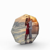 Aankondiging van Verloving Trendy Gold Fotoblokken (Links)