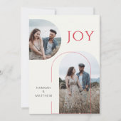 Aankondiging van verloving Vakantie Vreugde Rood (Voorkant)