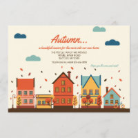 Aankondiging van verplaatsing herfst