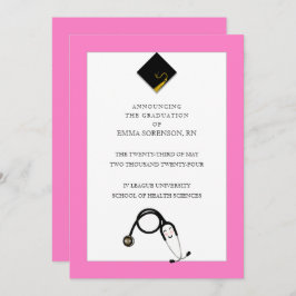 Aankondiging van verpleegkundig Afstuderen