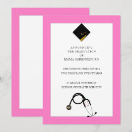 Aankondiging van verpleegkundig Afstuderen