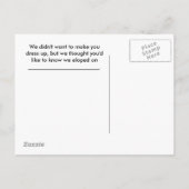 aankondiging van vlucht (Achterkant)