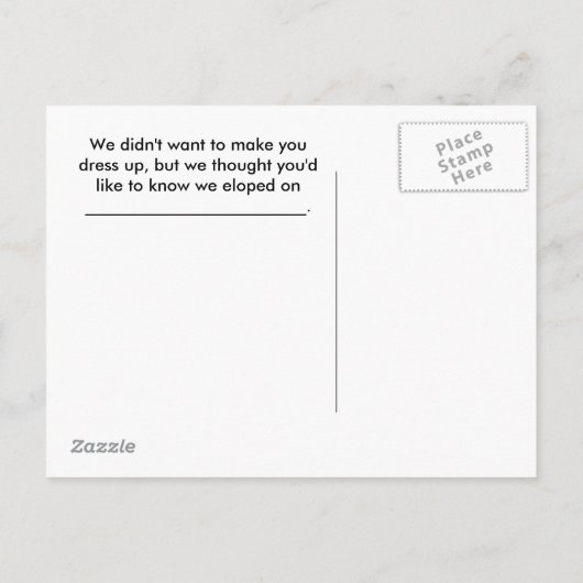 aankondiging van vlucht (Achterkant)