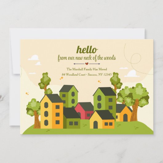 Aankondiging van voorstadswijken (Voorkant)