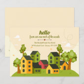 Aankondiging van voorstadswijken (Voorkant / Achterkant)