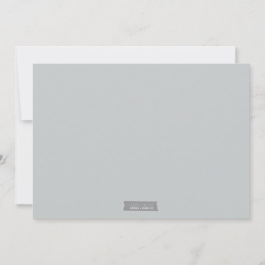 Aankondiging van waterverf hart save the date (Achterkant)