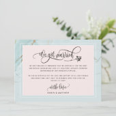 Aankondiging van 'We zijn getrouwd' / Verloving bi (Staand voorkant)