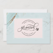 Aankondiging van 'We zijn getrouwd' / Verloving bi (Achterkant)