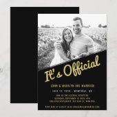 Aankondiging van weglopen en uitnodiging voor rece (Voorkant / Achterkant)