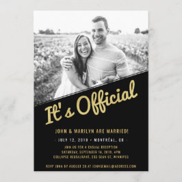 Aankondiging van weglopen en uitnodiging voor rece