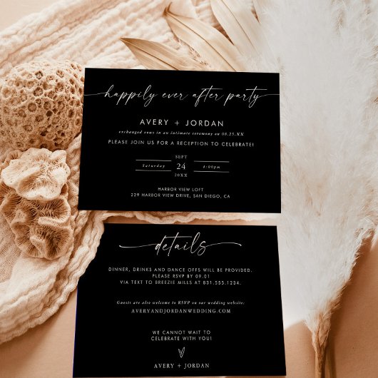 Aankondiging van weglopen | Happily Ever After-fee