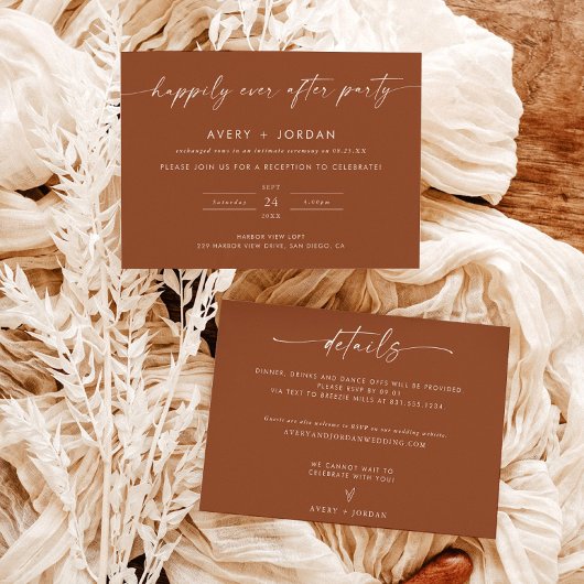 Aankondiging van weglopen | Happily Ever After-fee